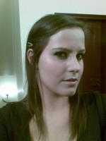 A minha primeira maquilhagem ;)